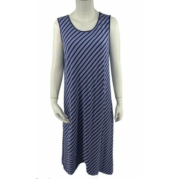 Soft Surroundings Striped Maxi Dress Pima Blend - Picture 11 of 11